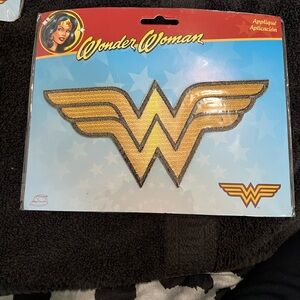 Simplicity Wonder Woman Gold and Black Applique